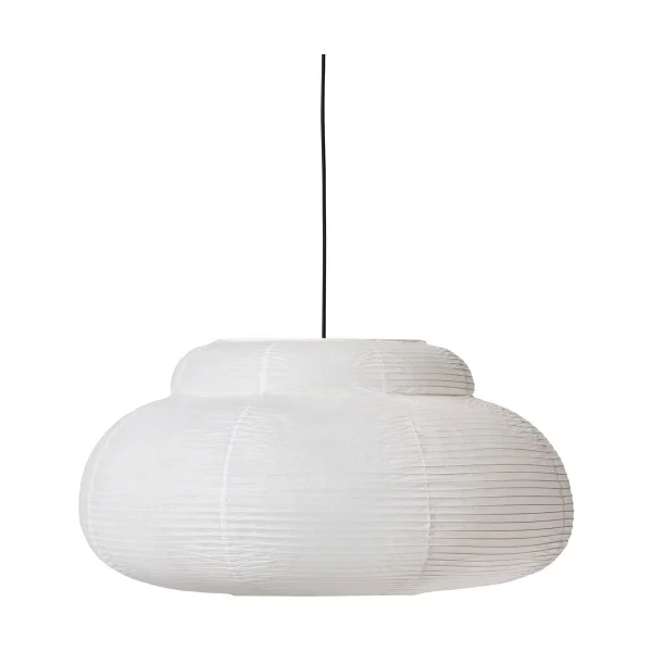 Made By Hand Suspension Papier Double Ø80 cm White