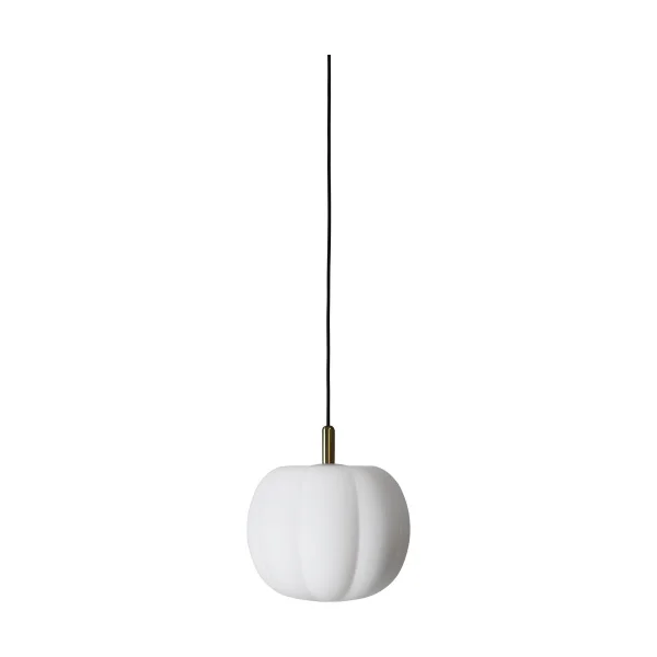 Made By Hand Suspension PePo Medium Ø30 cm Opal-brass top