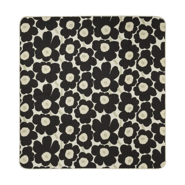 Marimekko Couvre-lit Unikko 260x260 cm Charcoal-sand