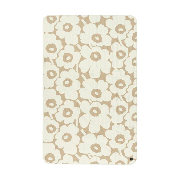 Marimekko Drap Unikko 160x260 cm Linen-off white