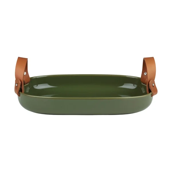 Marimekko Grand plat de service Oiva 23x32 cm Harvest green