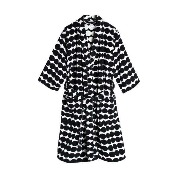 Marimekko Peignoir Räsymatto Black-white, S