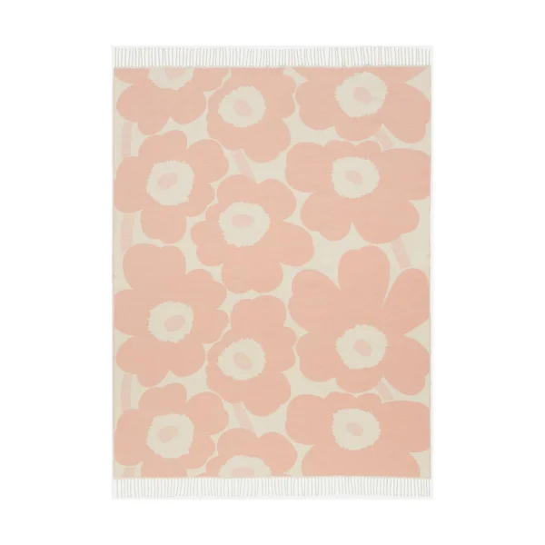 Marimekko Plaid Unikko 130x180 cm Pink