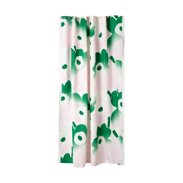 Marimekko Rideau de douche Unikko Häivähdys 180x200 cm Vert