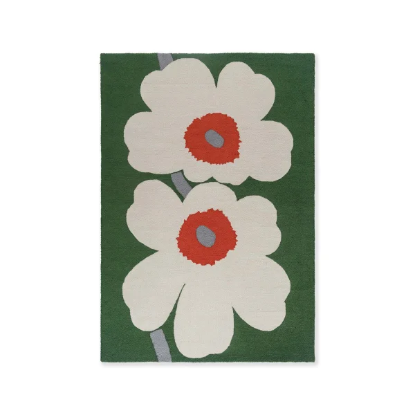 Marimekko Tapis plastique tufté Unikko 60ème anniversaire 140x200 cm