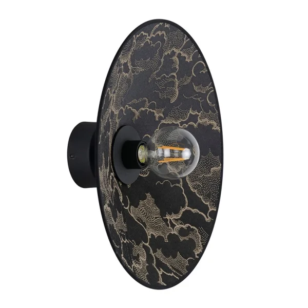 MARKET SET - Applique murale Gatsby kumo noir Ø 40 cm