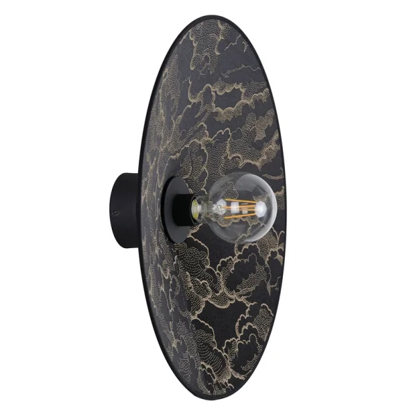 MARKET SET - Applique murale Gatsby kumo noir Ø 50 cm