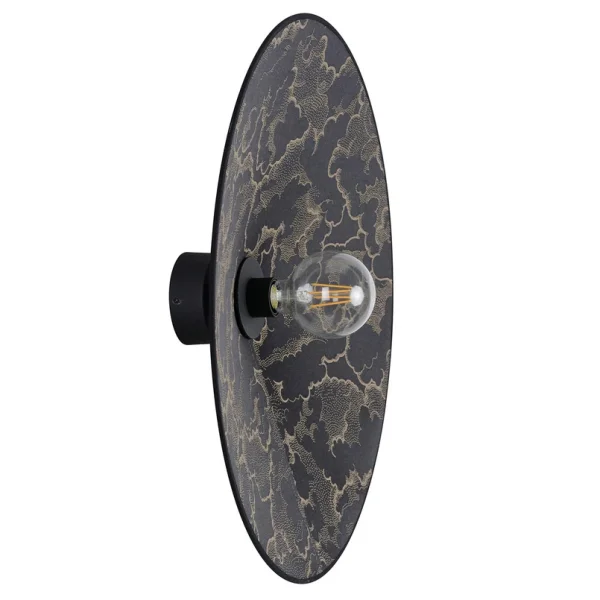 MARKET SET - Applique murale Gatsby kumo noir Ø 60 cm