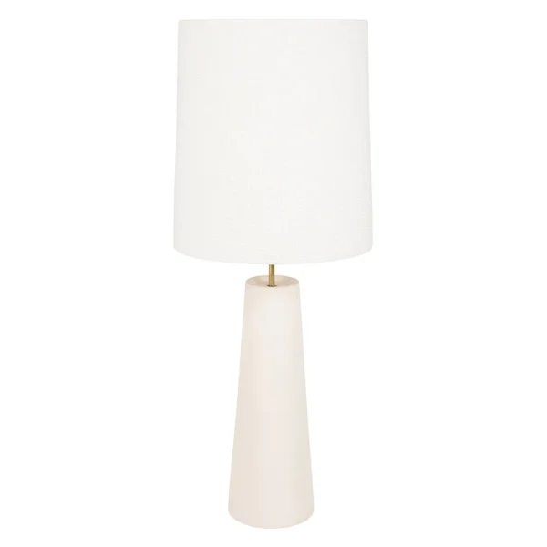 MARKET SET - lampe à poser Cosiness, pied en céramique blanc