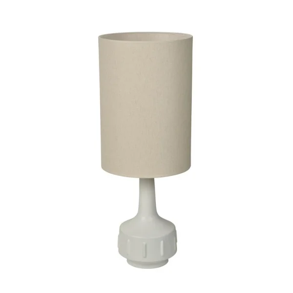 MARKET SET - Lampe de table Jimmy, blanc/beige, hauteur 83 cm
