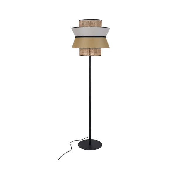 MARKET SET - Lampe sur pied d'extérieur Singapour, miel/sable