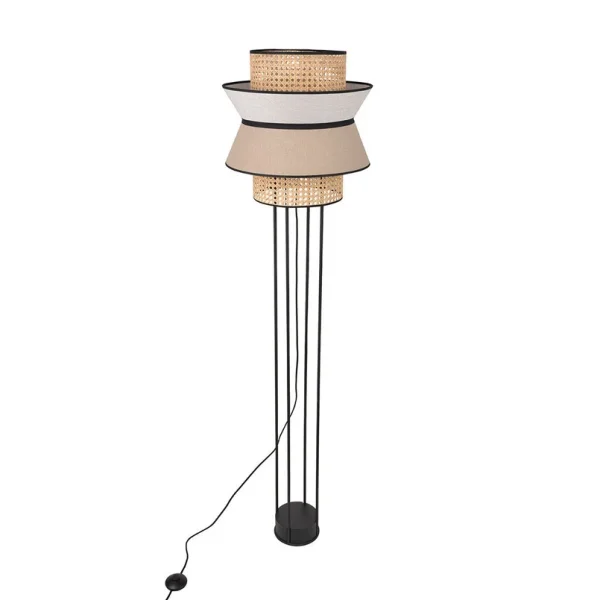 MARKET SET - Lampe sur pied Singapour DBL, nude