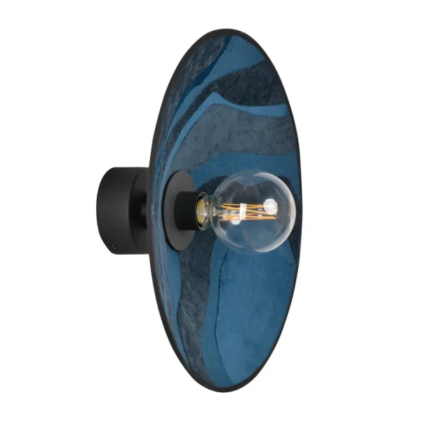 MARKET SET - Sonia Laudet Applique murale Ø40cm malachite nuit