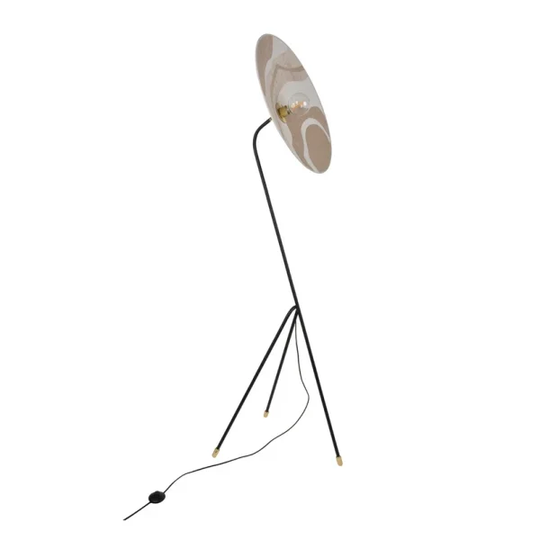 MARKET SET - Sonia Laudet lampe sur pied malachite sable