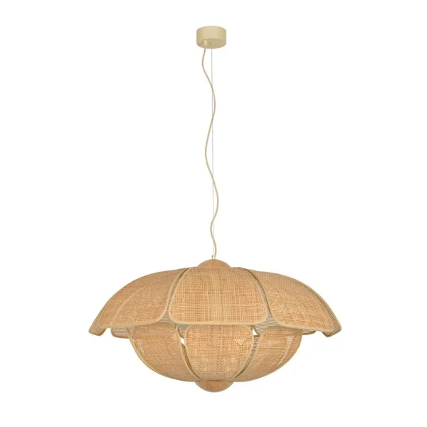 MARKET SET - Suspension Coquillage 70 cm, naturel, rotin