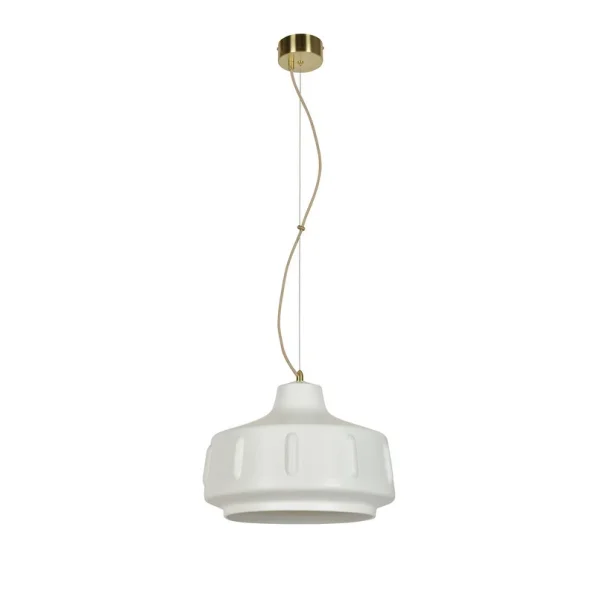 MARKET SET - Suspension Jimmy Ø 38 cm, blanche, céramique