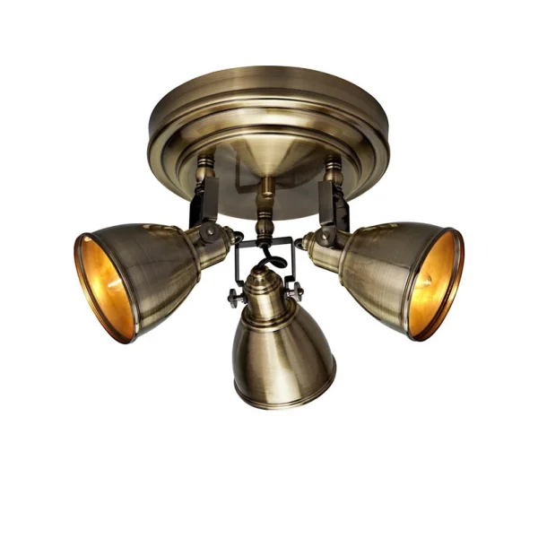 Markslöjd - Fjällbacka 3 Plafonnier Antique Brass