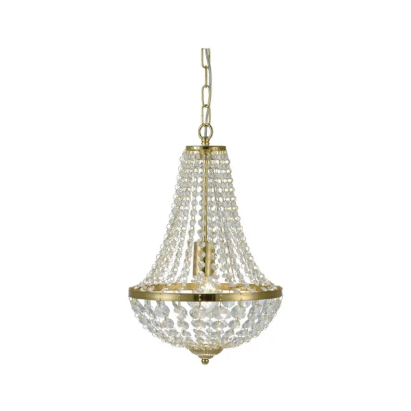 Markslöjd - Gränsö 1 Lustre Brushed Brass