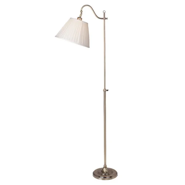 Markslöjd - Lampe sur pied Charleston en laiton vieilli