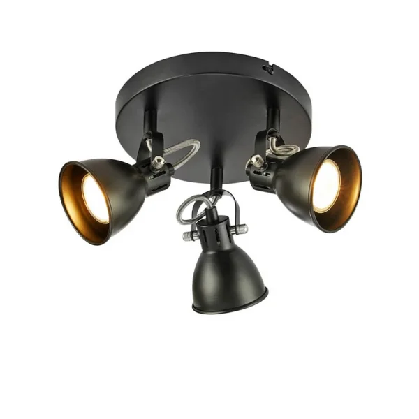 Markslöjd - Mion 3 Plafonnier Matt Black
