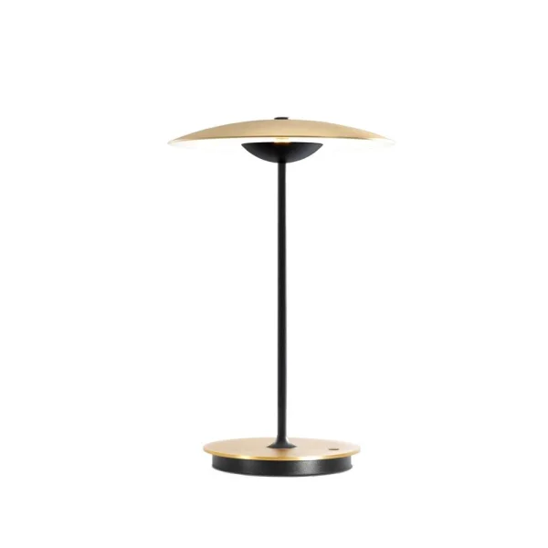 Marset - Ginger 20M Lampe de Table Portable Brushed Brass-White