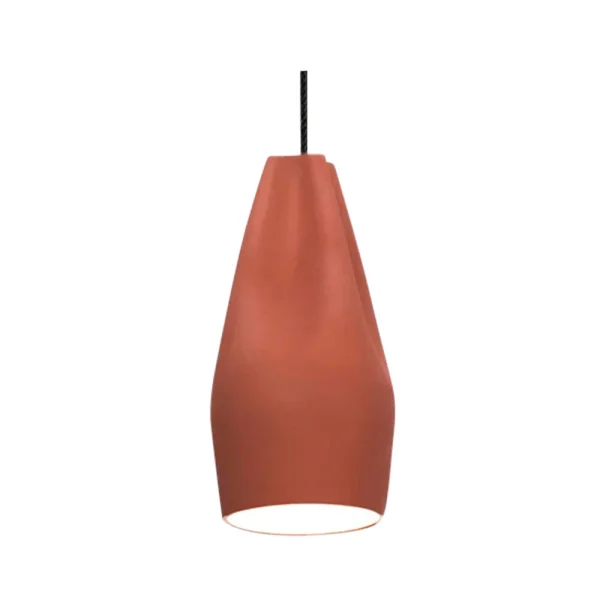 Marset - Pleat Box 13 LED Suspension Terracotta/Blanc