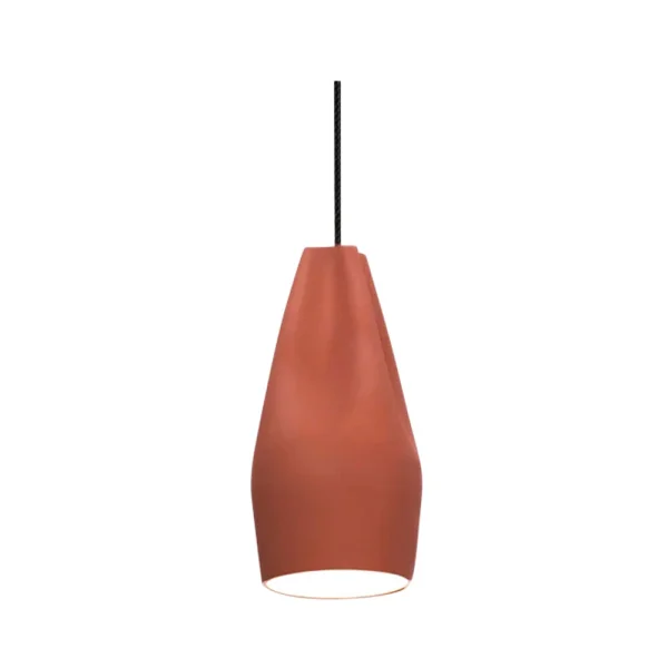 Marset - Pleat Box 13 Suspension E27 Terracotta/Blanc