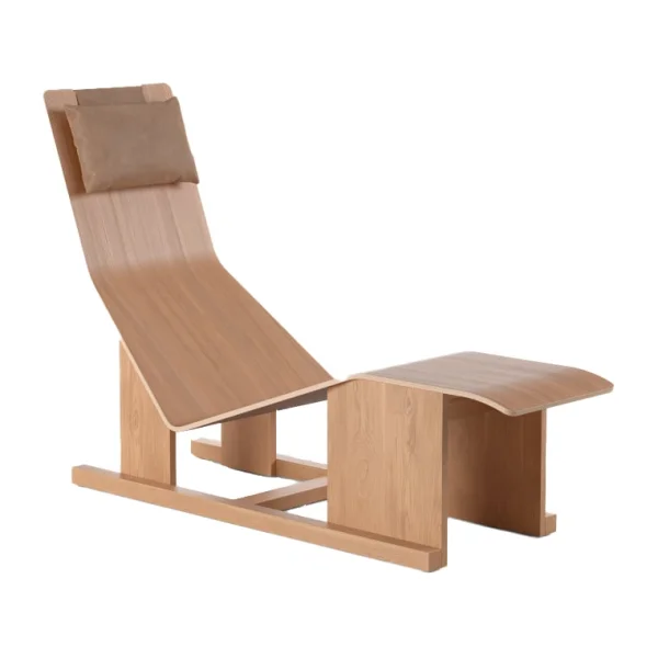 Massproductions Chaise longue 4PM Cerisier américain