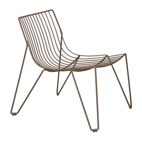 Massproductions Chaise longue Tio easy chair Pale Brown