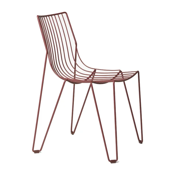 Massproductions Chaise Tio Wine Red
