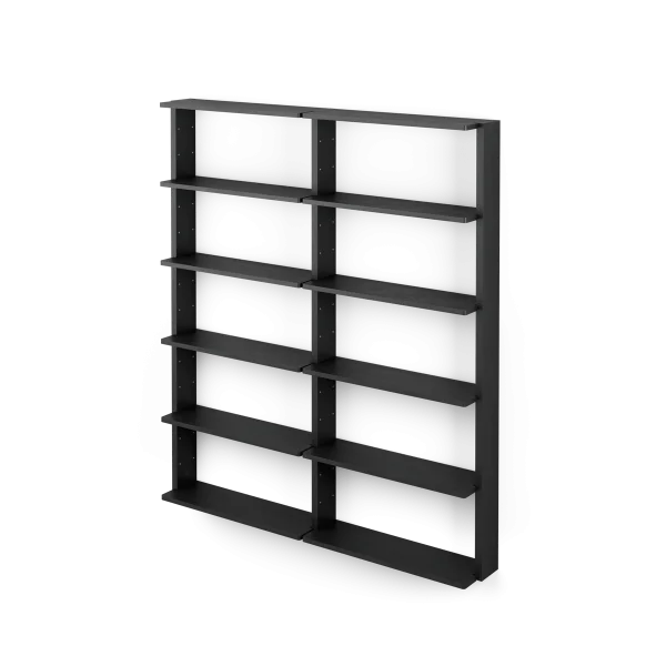 Massproductions Étagère murale Gridlock - T2-A12-0 Black stained Ash