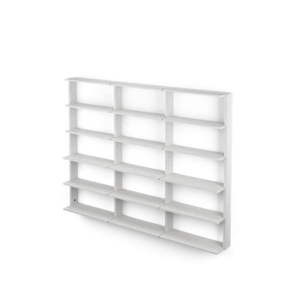 Massproductions Étagère murale Gridlock - T3-A9-A9 White stained Ash