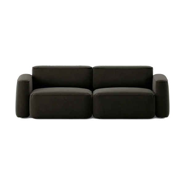 Massproductions Patch canapé 3 places Linara 90 Espresso