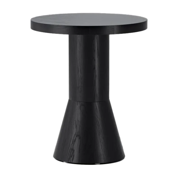 Massproductions Table Draft Ø40 cm Frêne teinté noir