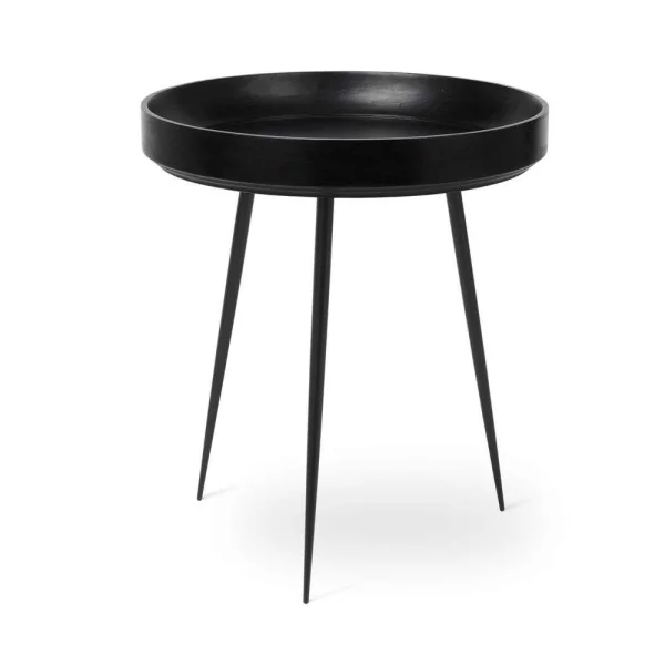 Mater - Bowl Table Medium Black Stained Mango Wood