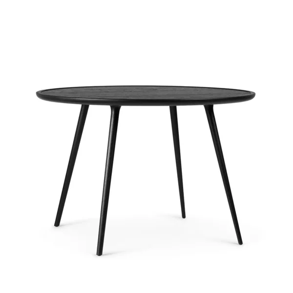 Mater Table à manger Accent ronde black stained oak, ø110 cm