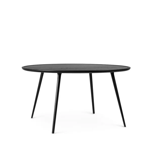 Mater Table à manger Accent ronde black stained oak, ø140 cm