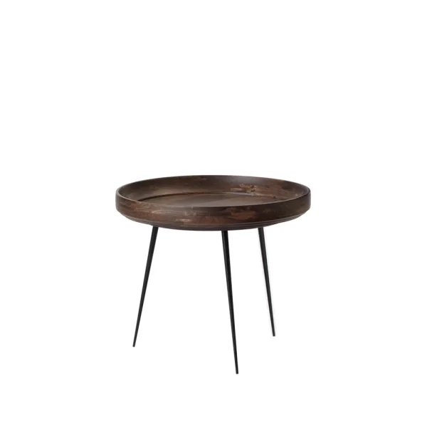 Mater Table Bowl large mangue gris sirka, structure noire