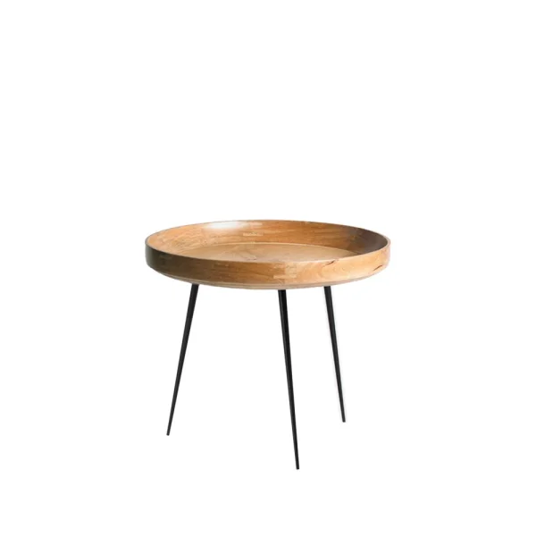 Mater Table Bowl large mangue nature, structure noire