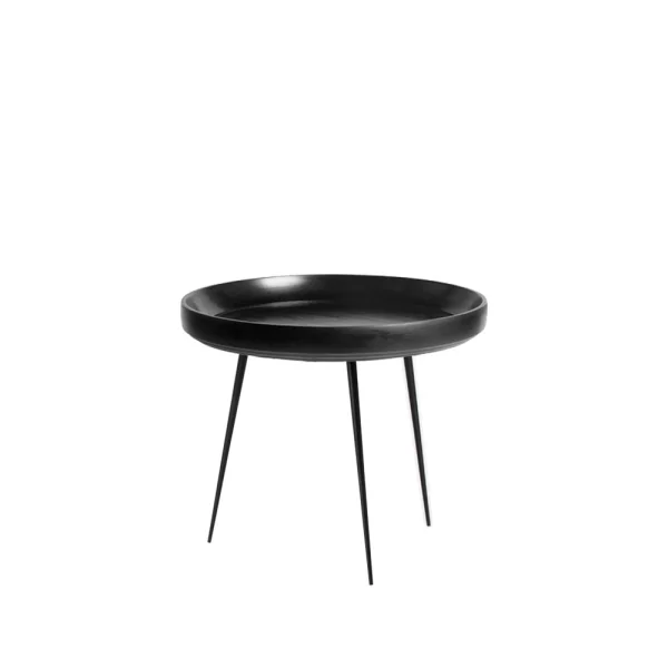 Mater Table Bowl large mangue noir, structure noire