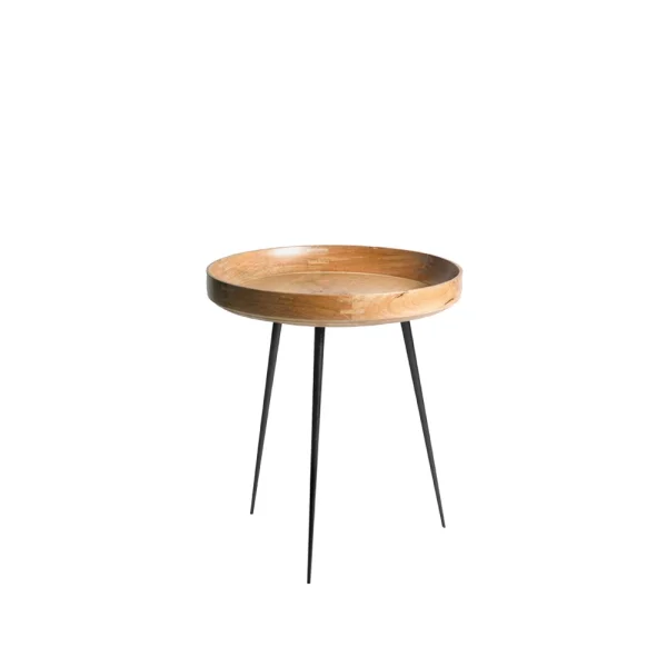 Mater Table Bowl medium mangue nature, structure noire