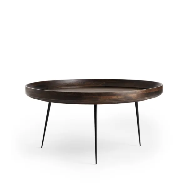 Mater Table Bowl x-large mangue gris sirka, structure noire