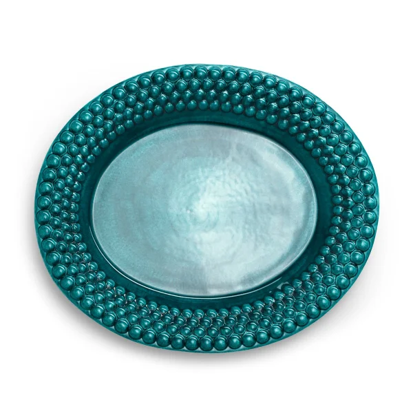 Mateus Plat ovale Bubbles 35 cm Océan