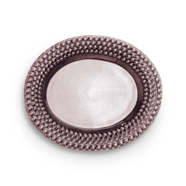 Mateus Plat ovale Bubbles 35 cm Prune