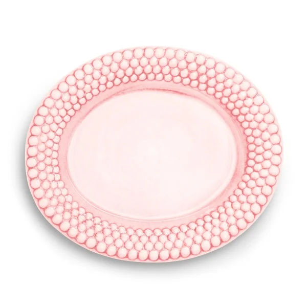 Mateus Plat ovale Bubbles 35 cm rose clair