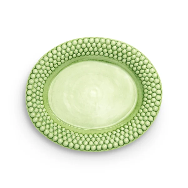 Mateus Plat ovale Bubbles 35 cm Vert