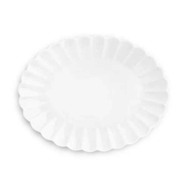 Mateus Plat Oyster 30x35 cm Blanc