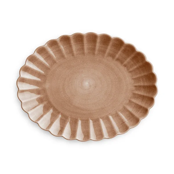 Mateus Plat Oyster 30x35 cm Cinnamon