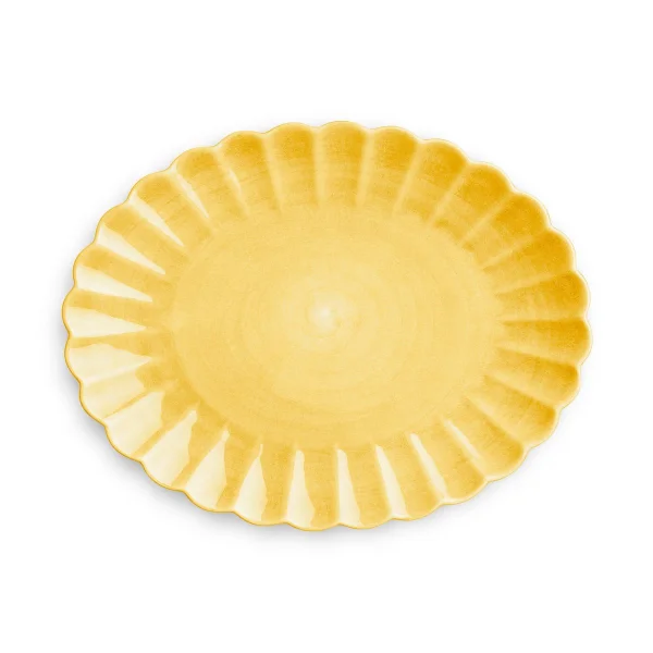 Mateus Plat Oyster 30x35 cm Jaune