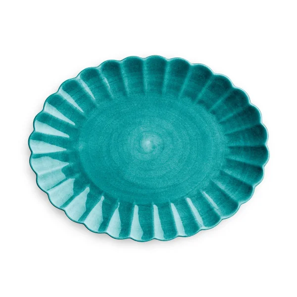 Mateus Plat Oyster 30x35 cm Ocean